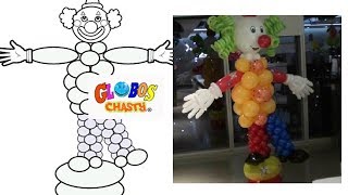 PAYASO CON GLOBOS CHASTY [upl. by Ardnoik]