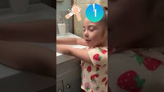 Wash your hands Children  Healthy habits for Kids  clean routines goodhabits educationalvideo [upl. by Anayaran]