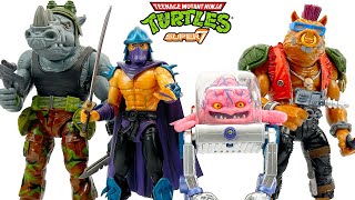 Super7 TMNT Ultimates Shredder Krang Bebop amp Rocksteady Review [upl. by Hayyim]