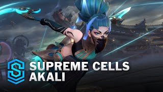 Supreme Cells Akali Wild Rift Skin Spotlight [upl. by Jacklin934]