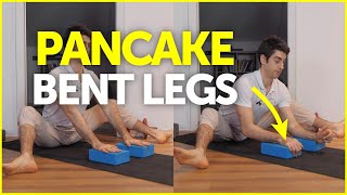 Pancake Stretch Tutorial Do the BENT LEGS Pancake [upl. by Belloir]