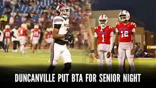 1 DVILLE PUT BTA FOR SENIOR NIGHT  TXHSFB  Duncanville vs Mesquite [upl. by Thanh]