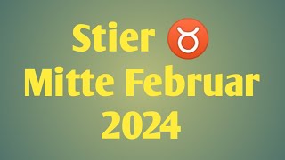 Stier Mitte Februar 2024  Erleichterung [upl. by Paulsen472]