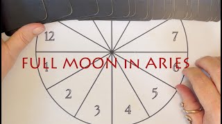 Full Moon in Aries drawing cards and creating a sigil with the Runes of RA [upl. by Bertrand]