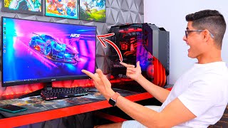 FINALMENTE COMPREI O MONITOR PARA O SETUP GAMER Asus TUF Gaming VG32VQ1B  Unboxing e Impressões [upl. by Arihsaj]