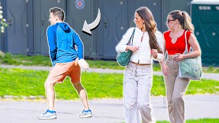 Funny Fart Prank in Central Park KICKFART Frenzy [upl. by Oznol]