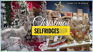 SELFRIDGES  CHRISTMAS Decorations in London  4K [upl. by Purdum]