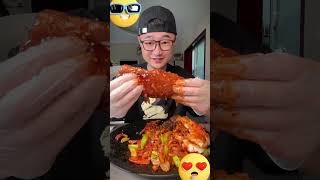 chicken cheese pizza and big meat and icecream eating mukbang mukbang food [upl. by Yorker348]