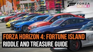 Forza Horizon 4 Fortune Island Riddle and Treasure Guide [upl. by Dabney]