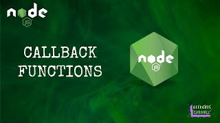 Node JS Callback Functions [upl. by Amadas330]