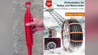 12€ pro Produkt 💥Schneeketten für Autos und Motorräder die nie verschleißen❄️🚗 [upl. by Fleisher]