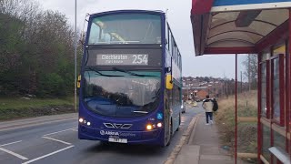 Arriva Yorkshire 1546 TWY7 On 254 To Cleckheaton [upl. by Dnomaj]