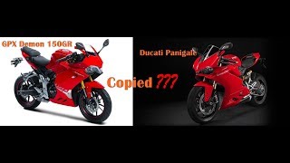 GPX Demon 150GR Specs IS Copied From DUCATI PANIGALE [upl. by Ellita]