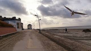 Borkum 💙 quotMediisTranquillusinUndisquot🐟 die Strandpromenade im Winter⚓ insel northsea 15022022 [upl. by Nnairek290]