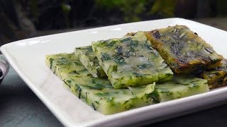 Thai Schnittknoblauch Kuchen Vegan Vegetarisches Rezept [upl. by Adyaj601]