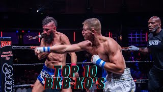 Top 10 BKB Knockouts  BAREKNUCKLE BOXING KO MONTAGE [upl. by Niawat344]