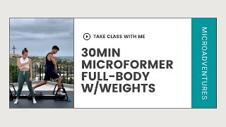 30 min FullBody Microformer Workout with Handweights [upl. by Hesther]