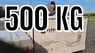 500 kg TRACKED POWER BARROW unboxing and first look [upl. by Nahtaoj]