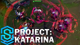 OLD PROJECT Katarina Skin Spotlight  League of Legends [upl. by Ecirtemed]