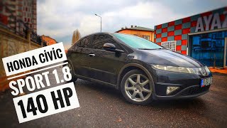 55 BİN TL YE MAKİNA 😂 Honda Civic HB Sport  CİVİC 18 140 HP  Otomobil Günlüklerim [upl. by Hebbe136]