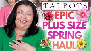 Classy amp Elegant Plus Size Try On Haul 🌺 What I Found at Talbots for Spring 2024 🌺 [upl. by Roseann]