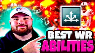 THE BEST WR ABILITIES YOU CAN GET IN MADDEN 22 ULTIMATE TEAM BEST WR ABILITIES MADDEN 22 [upl. by Learsi]