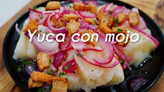 Yuca con mojo al estilo cubano  havanadice [upl. by Otreblanauj]