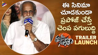 Vijayendra Prasad Crazy Speech  Gam Gam Ganesha Movie Trailer Launch  Anand Deverakonda  TFN [upl. by Nilam]