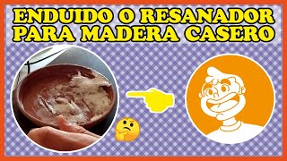 Como hacer resanador o enduido para madera casero diy [upl. by Annekam]