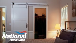 Easy DIY Project  Interior Sliding Door Kit Installation  National Hardware [upl. by Nims691]