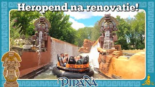 Efteling 4K Onride Piraña na renovatie 🌊 [upl. by Truda192]