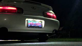 1999 Lexus SC300 Blitz NuR Spec Catback Exhaust sounds [upl. by Schrick779]