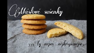 Domácí křupavé máslové sušenky s parmezánem  Bez vajec  Dvě v troubě  CZSK HD recipe [upl. by Chura]