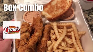 Raising Cane’s Unboxing the Box Combo [upl. by Jarred]