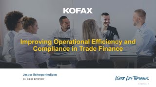 Kofax TotalAgility Trade Finance Kofax Professional Service Trade Finance Framework [upl. by Blondelle]