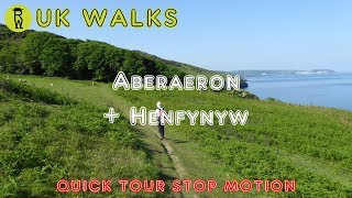 Aberaeron Walks In Ceredigion  Quick Tour Stop Motion Walking [upl. by Cahan656]