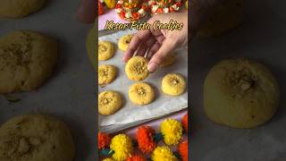 KESAR PISTA COOKIES🍪 cookies kesarpista foodreels diwalispecial recipe cookwithkajal [upl. by Notsag]