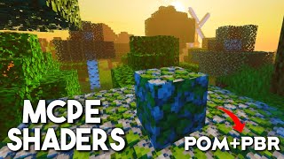 SHADERS POMPBR PARA MCPE 118 e 117  ULTRA REALISTA MINECRAFT PE GRAPHICS [upl. by Ennalorac387]