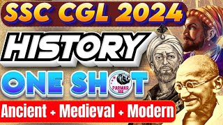 HISTORY ONE SHOT LECTURE FOR SSC CGL 2024  GKGS FOR SSC EXAMS 2024  PARMAR SSC [upl. by Henri]