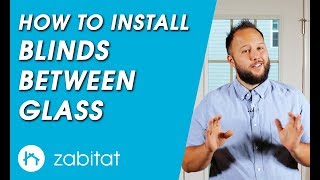 How to Replace Door Glass with Blinds Between Glass  Enclosed Blinds [upl. by Beverley]