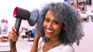 HOW I DRY MY HAIR 4 HOURS FASTER WITHOUT DAMAGE AND MAINTAIN MY CURLS  DRYING CURLY HAIR ROUTINE [upl. by Nirehtac]