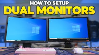 How To Setup Dual Monitors  2024 [upl. by Irving768]