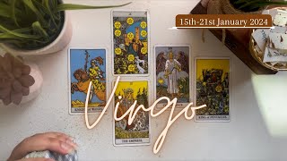 Virgo ♍️ 15th21st January 2024✨This week’s predictions what is coming in for you Tarot reading [upl. by Pennie]