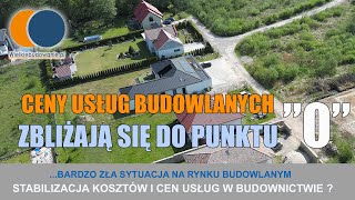 Wiadomości Budowlane Maj 2023 3 Zmiany ceny usług budowlanych zbliżają się do punktu zero [upl. by Ragouzis]