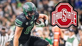 Will Kacmarek highlights Ohio State TE transfer from Ohio [upl. by Hadeehsar]