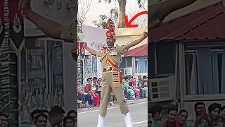 Power Of BSF Jawan💪🏻🇮🇳💯 wagahborder attariborder indiavspakistan indvspak parade attari [upl. by Adriana]