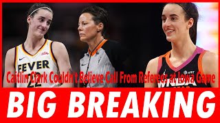 Caitlin Clark Couldnt Believe Call From Referees at Iowa Game [upl. by Airemahs29]