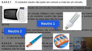 NBR 5410  Qual a Seção do cabo Neutro Eletrônica Fácil [upl. by Manvel531]