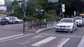 Mulhouse by tram  Gare Centrale to Porte Jeune [upl. by Nuahsad]