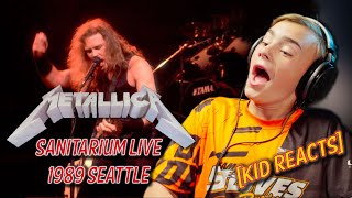 Gen Alpha Kid Reacts to Metallica Welcome Home Sanitarium Live in Seattle 1989 musicreaction [upl. by Marcin]